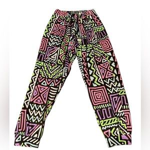 80’s INSPIRED JOGGERS MENS LARGE
